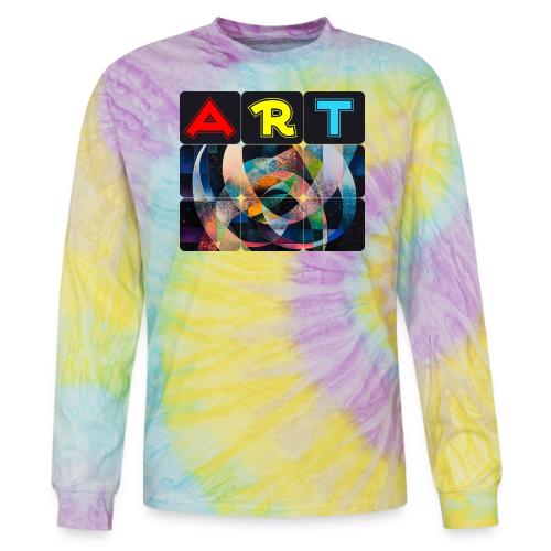 Art of Stripes and Shades - Tie Dye Long Sleeve T-shirt