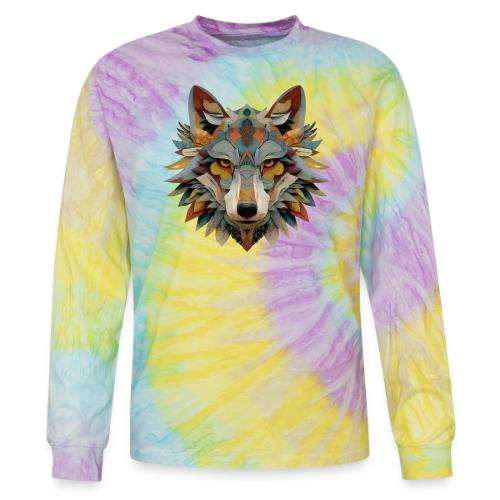 Spectrum Wolf Vision - Tie Dye Long Sleeve T-shirt