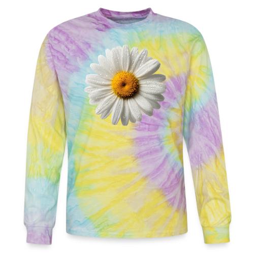 Morning Daisy Freshness - Tie Dye Long Sleeve T-shirt