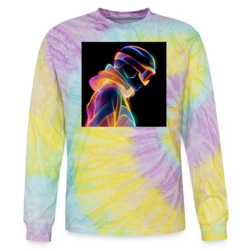 Snowboarding: Neon Gravity Ride - Tie Dye Long Sleeve T-shirt