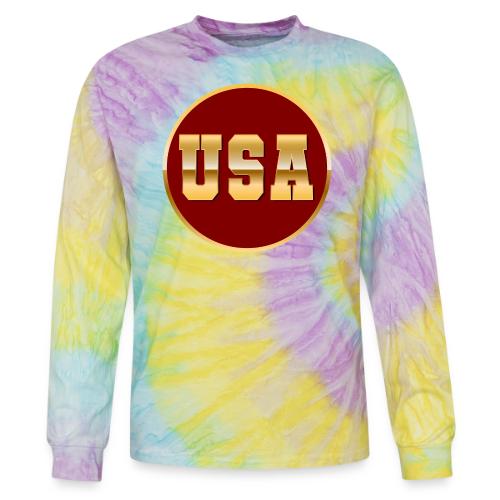 Golden USA Seal - Tie Dye Long Sleeve T-shirt