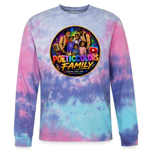 POETIC COLORS FAMILY - Tie Dye Long Sleeve T-shirt