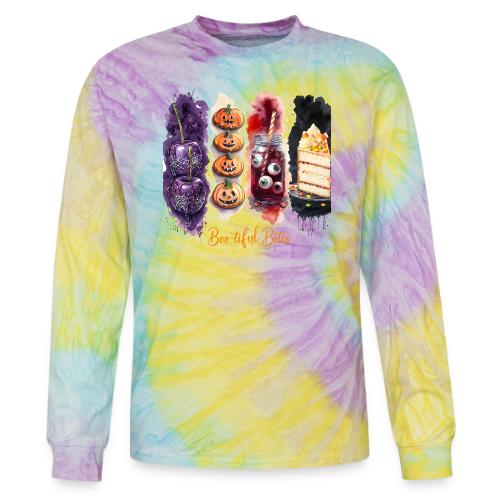 Spooky Cute Halloween Treats Art - Tie Dye Long Sleeve T-shirt