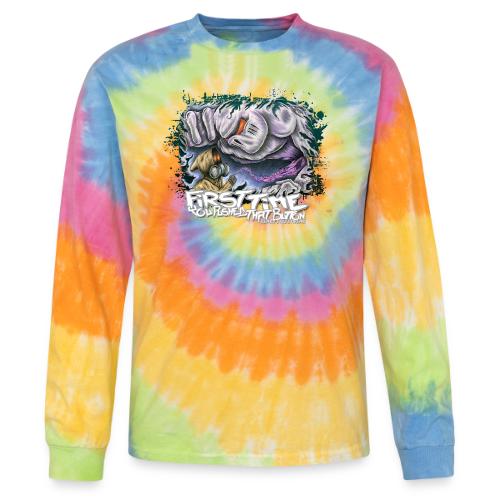 first time you pushed that button - Tie Dye Long Sleeve T-shirt