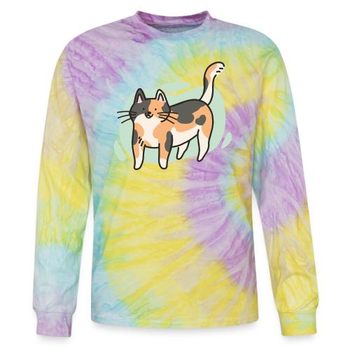 multicolor cat - Tie Dye Long Sleeve T-shirt