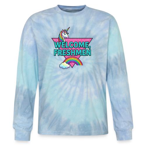 Welcome, Freshmen - Tie Dye Long Sleeve T-shirt