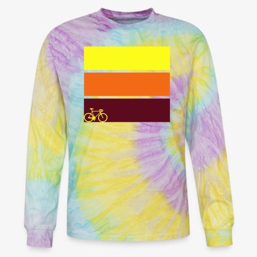 tricolor with bicycle - Tie Dye Long Sleeve T-shirt
