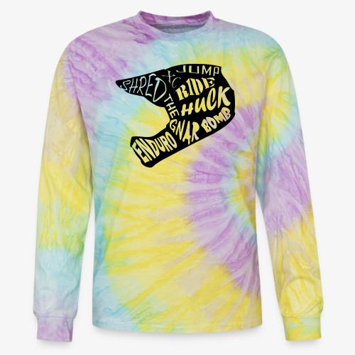 MTB Slang Helmet - Tie Dye Long Sleeve T-shirt