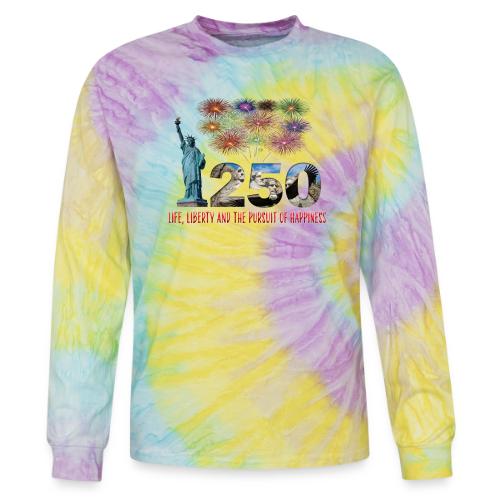 250 Years USA - Tie Dye Long Sleeve T-shirt