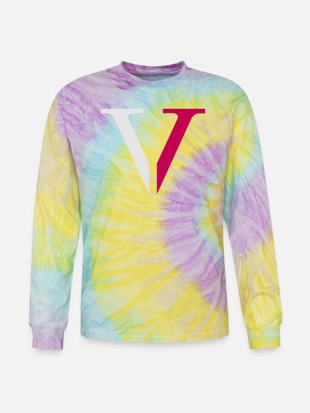Low5ive "V" - Tie Dye Long Sleeve T-shirt - mystique