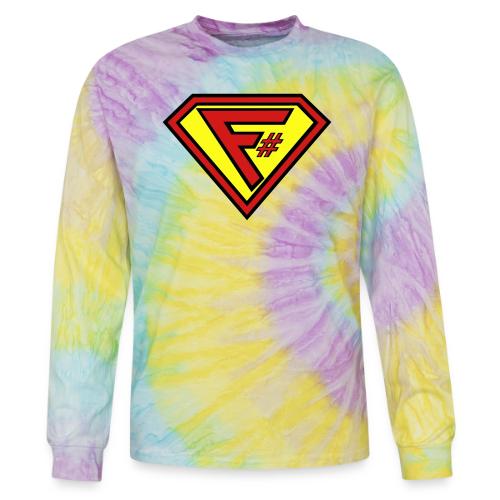 F# Hero Woman - Tie Dye Long Sleeve T-shirt
