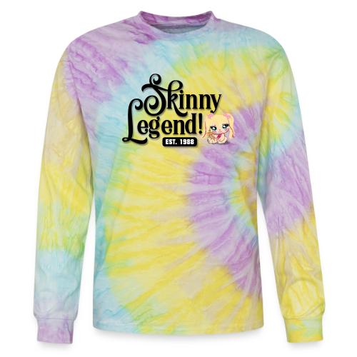 Skinny Legend_onwhite - Tie Dye Long Sleeve T-shirt