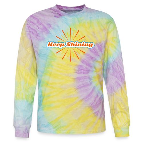 Keep Shining: Radiant Energy Design - Tie Dye Long Sleeve T-shirt