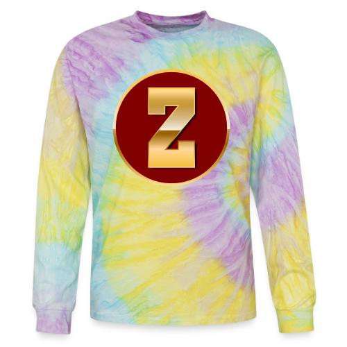 Letter Z – Capital Varsity Alphabet Monogram - Tie Dye Long Sleeve T-shirt