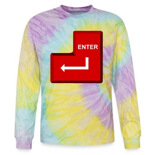 Just Press Enter - Tie Dye Long Sleeve T-shirt