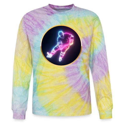 Hockey: Neon Ice Striker - Tie Dye Long Sleeve T-shirt