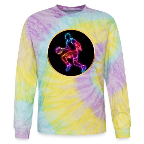 Basketball: Neon Dribble Pulse - Tie Dye Long Sleeve T-shirt