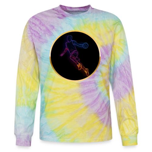 Basketball: Neon Jump Shot - Tie Dye Long Sleeve T-shirt