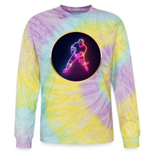 Hockey: Neon Ice Strike - Tie Dye Long Sleeve T-shirt