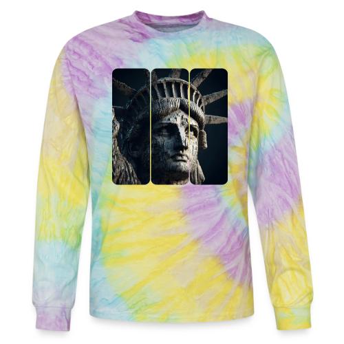 USA: Liberty in Shadows - Tie Dye Long Sleeve T-shirt