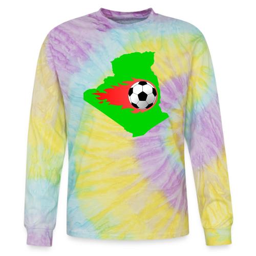 Algerian Football Fire - Tie Dye Long Sleeve T-shirt