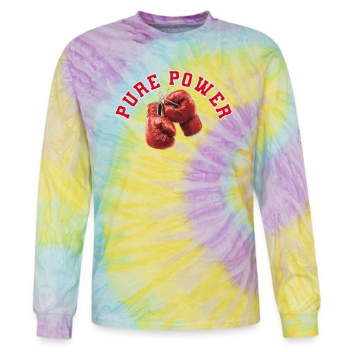 Boxing: Pure Power Punch - Tie Dye Long Sleeve T-shirt
