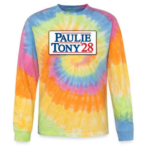 Paulie and Tony for Co-President 2028 - Tie Dye Long Sleeve T-shirt