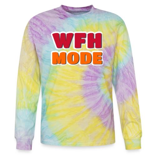 WFH Mode Remote Work Lifestyle Design - Tie Dye Long Sleeve T-shirt