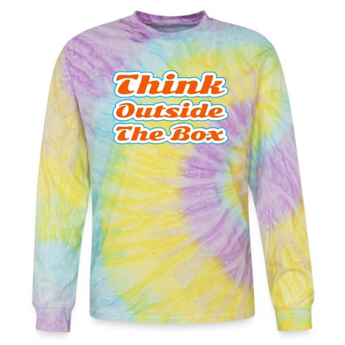 Think Outside the Box — Creative Mindset Script - Tie Dye Long Sleeve T-shirt