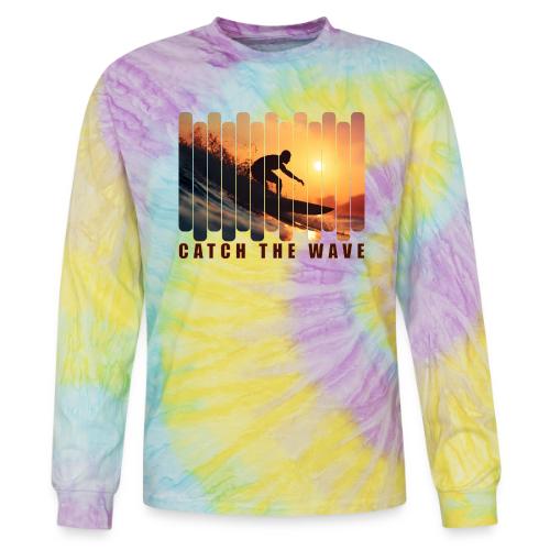 Surfing: Catch the Wave - Tie Dye Long Sleeve T-shirt