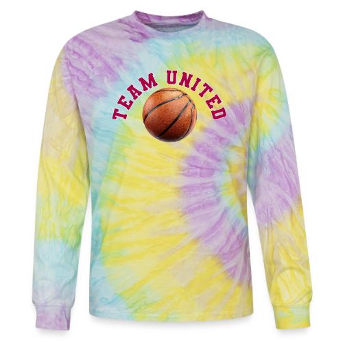 Team United Basketball Unity Design - Tie Dye Long Sleeve T-shirt