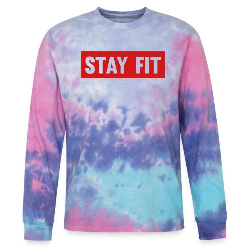 Stay Fit - Tie Dye Long Sleeve T-shirt