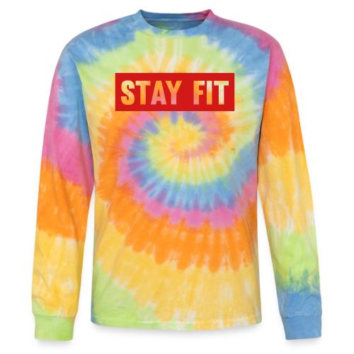 Stay Fit - Tie Dye Long Sleeve T-shirt