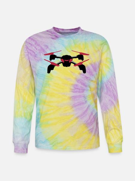 Drone - Tie Dye Long Sleeve T-shirt - mystique