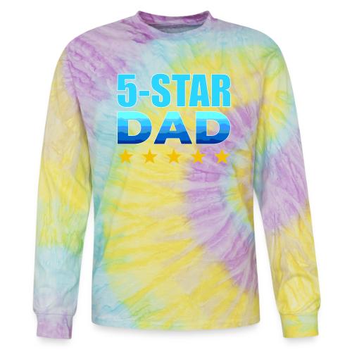 Five Stars Dad - Tie Dye Long Sleeve T-shirt