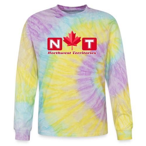 Canada: Northern Identity Emblem - Tie Dye Long Sleeve T-shirt