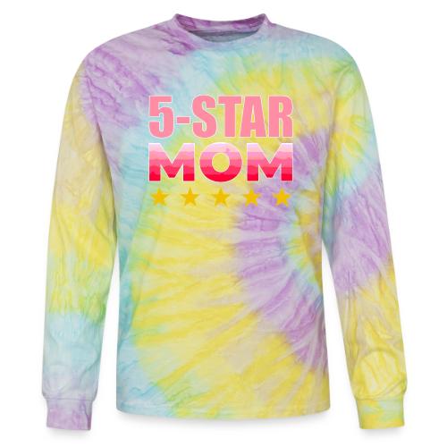 Five Stars Mom - Tie Dye Long Sleeve T-shirt