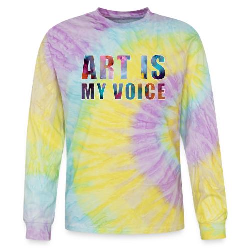 Art Is My Voice - Tie Dye Long Sleeve T-shirt