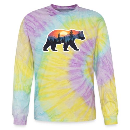 Mountain Spirit Bear - Tie Dye Long Sleeve T-shirt