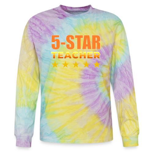 Five-Star Teacher - Tie Dye Long Sleeve T-shirt
