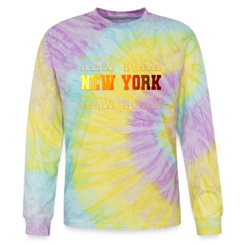 New York Varsity Echo - Tie Dye Long Sleeve T-shirt