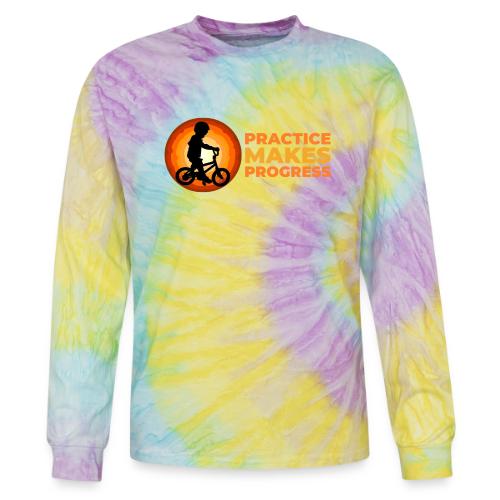 Practice makes progress - Tie Dye Long Sleeve T-shirt