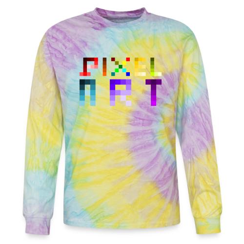 Pixel Art Spectrum - Tie Dye Long Sleeve T-shirt