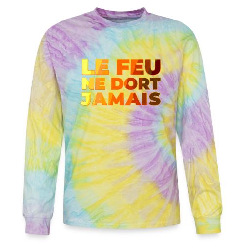 Fire never sleeps - Tie Dye Long Sleeve T-shirt