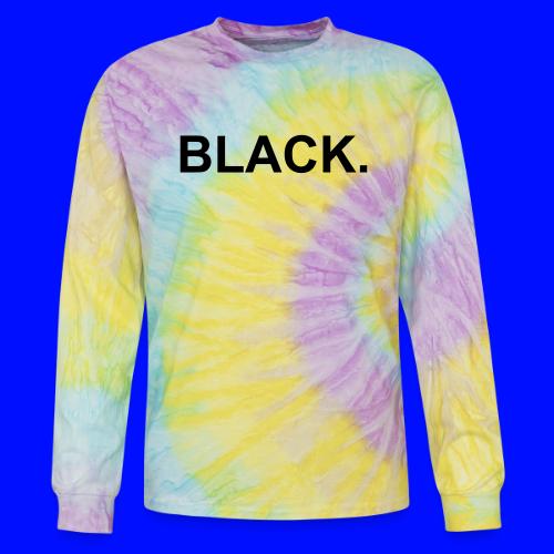 Black - Tie Dye Long Sleeve T-shirt