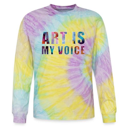 Art Is My Voice - Tie Dye Long Sleeve T-shirt