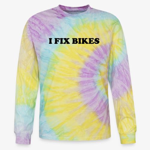 i fix bikes - Tie Dye Long Sleeve T-shirt