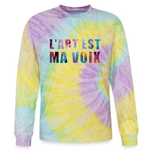 Art is my voice - Tie Dye Long Sleeve T-shirt