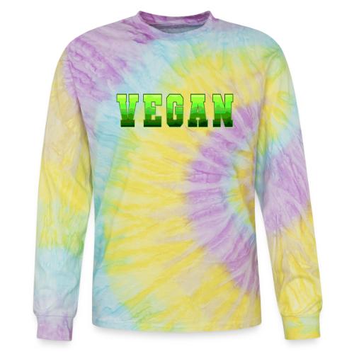 Green Wave Vegan - Tie Dye Long Sleeve T-shirt