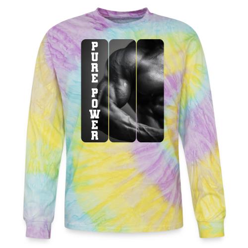 Bodybuilding: Pure Power - Tie Dye Long Sleeve T-shirt